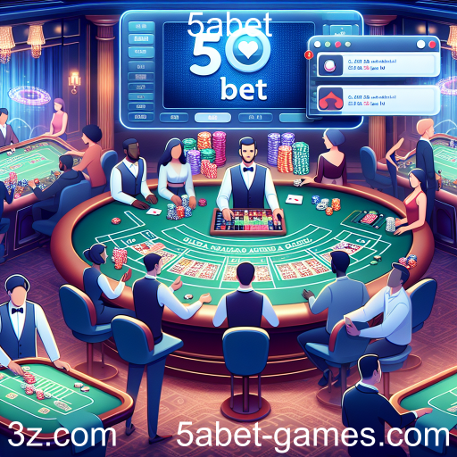 Explorando o Live Casino no 5abet: A Experiência de Jogo Imersiva